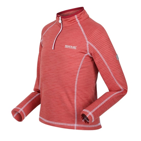 Regatta - "Berley" Fleece-Oberteil mit halbem Reißverschluss für Kinder (Mineral Rot) - Image 3