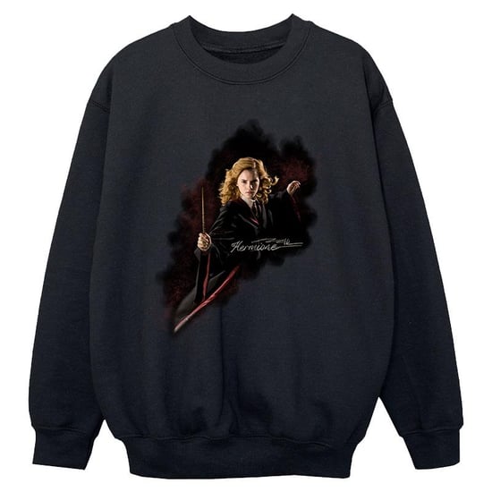 Harry Potter - "Fight Like A Girl" Sweatshirt für Mädchen (Schwarz) - Image 1