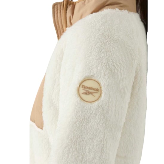 Reebok - "Double Monkey" Fleecejacke für Damen (Cremefarbe) - Image 3