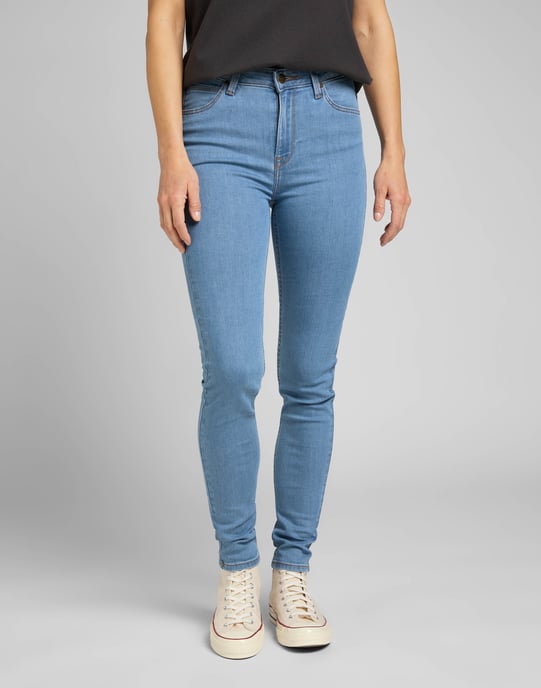 Lee Scarlett High Wiast - Saubere leichte Jeans - Image 3