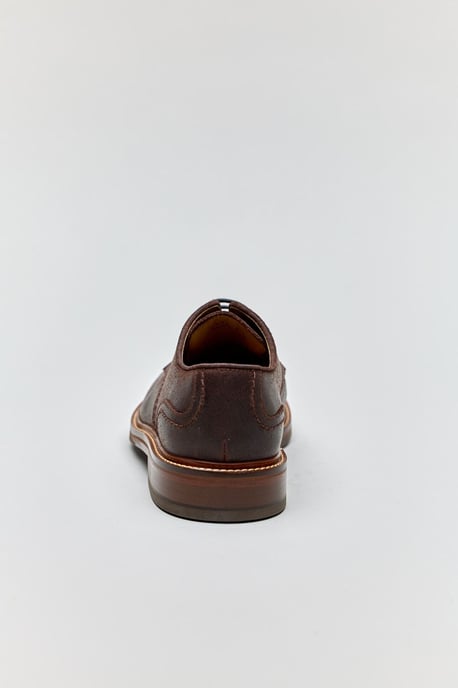 Chapman & Moore Plain Derby Country Leather Men's Choco Shoes - Image 3