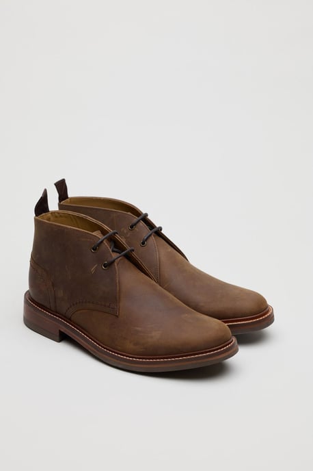 Chapman & Moore Country Chukka Öl-Leder Herren Tan Stiefel - Image 1