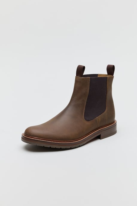 Chapman & Moore Country Chelsea Leder Herren Choco Stiefel - Image 1