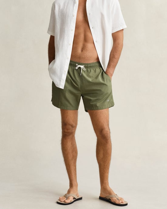 Badeshorts in Khaki - Image 1