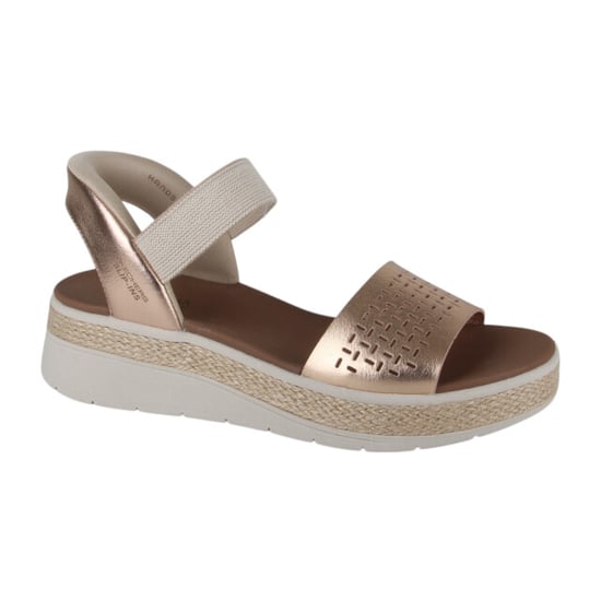 Skechers BOBS Sun Ray Damen Sandalen in Roségold - Image 1