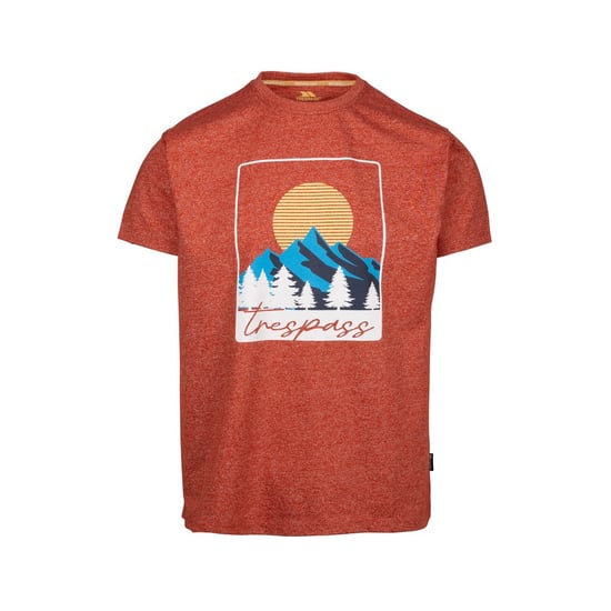 Trespass - "Idukki" T-Shirt für Herren (Dunkel Orange) - Image 1