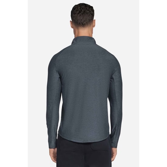 Skechers GO DRI All Day Performance 1/4-Zip Active-Shirt aus Polyester, Herren - Schwarz - Image 2