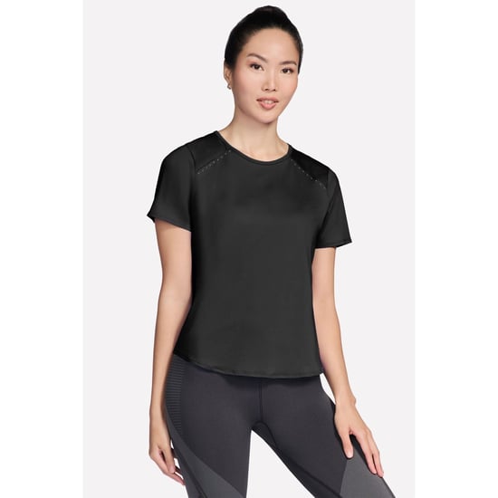 Skechers Stride Performance T-Shirt Damen Schwarz Activewear T-Shirts - Image 1