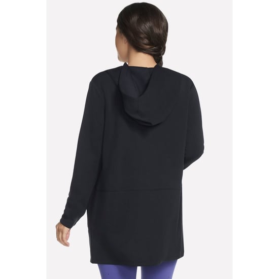 Skechers SKECHLUXE Elevate Restful Hoodigan Damen Schwarze Cardigans - Image 2