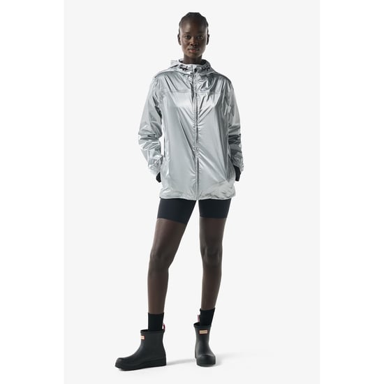 Hunter Packable Unisex Erwachsene Silber Regenjacke - Image 4