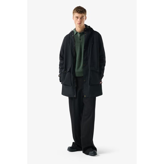 Hunter Leichte Wasserfeste Herren Schwarze Regenparka - Image 2