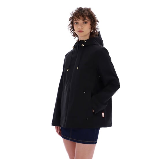 Hunter Original Leichte Wasserdichte Damen Schwarze Regenjacke - Image 1