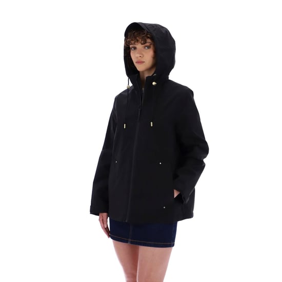 Hunter Original Leichte Wasserdichte Damen Schwarze Regenjacke - Image 3