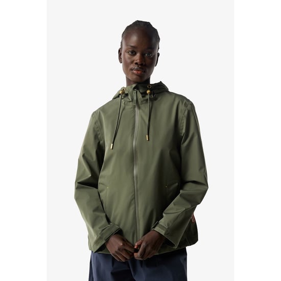 Hunter Original Leichte Wasserdichte Damen Regenjacke Grün - Image 1