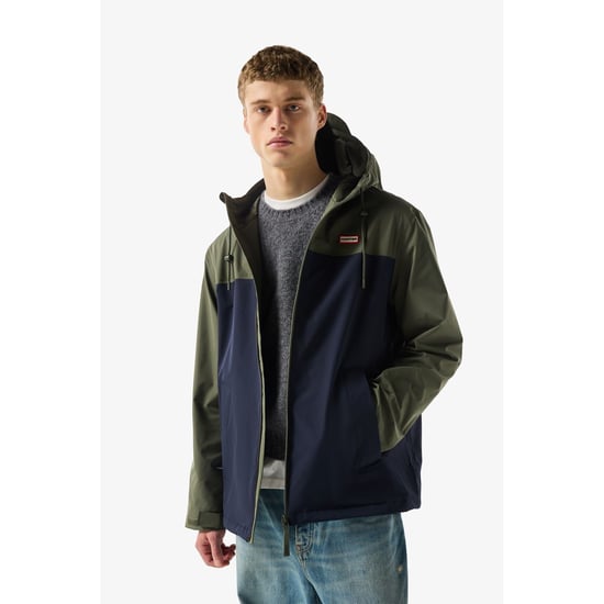 Hunter Original Herren Block wasserdichte grüne Regenjacke - Image 1