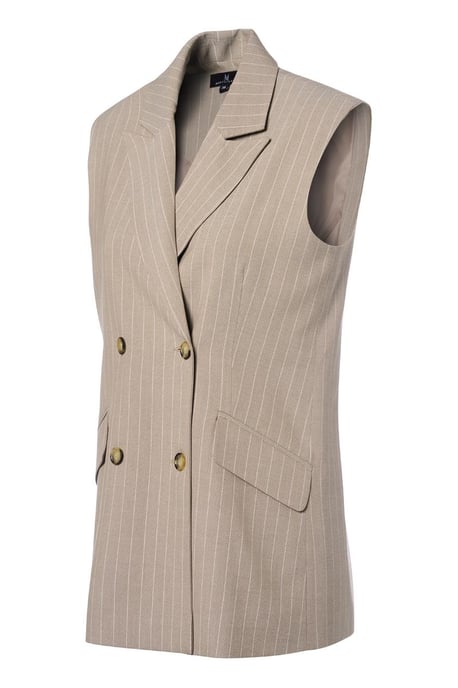 Weste Chloe Sand / Offwhite - Image 4