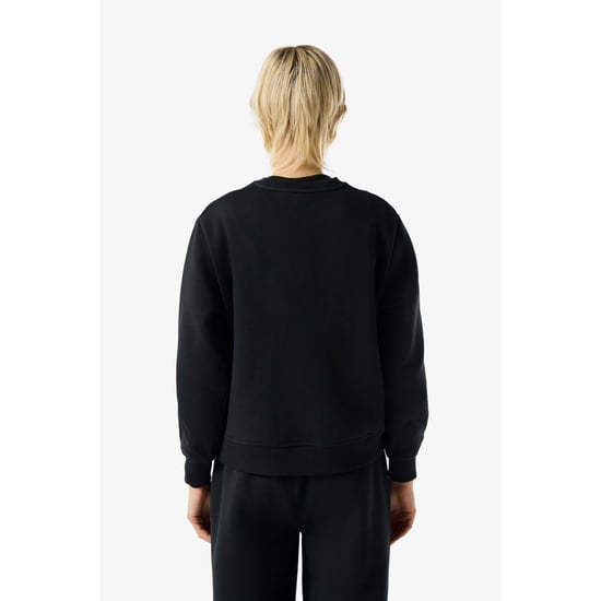 Hunter RL Essentials Crew Damen Sweatshirt in Schwarz - Image 2