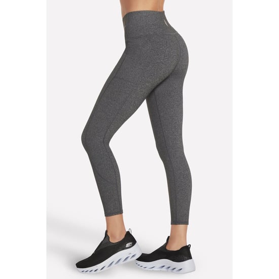 Skechers GOWALK Wear Hohe Taille 7/8 Damen Graue Sportleggings - Image 3