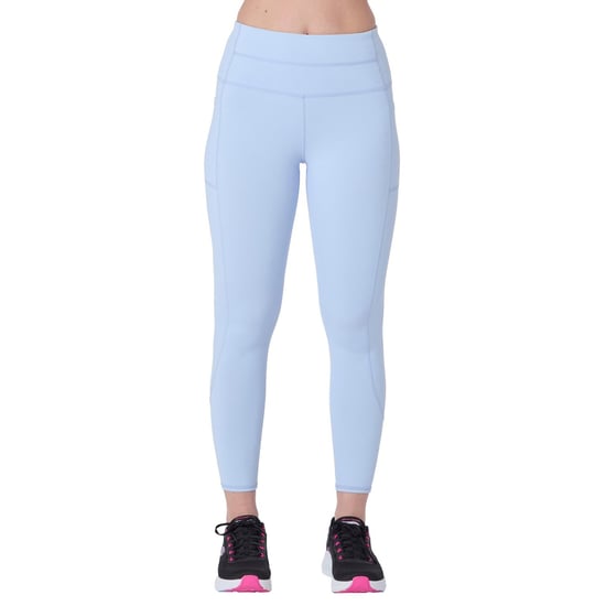 Skechers GOWALK Trage High-Waist 7/8 Damen Silber Sportleggings - Image 1