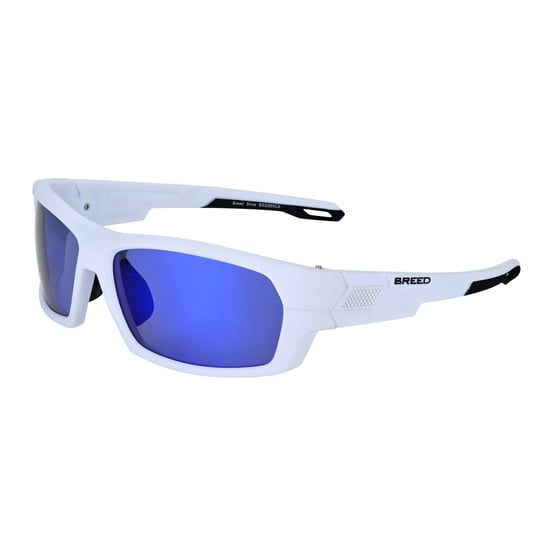 Lunettes de soleil polarisées Breed Sirus - Blanc/Bleu - Image 1