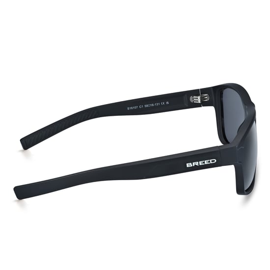 Lunettes de soleil polarisées Breed Astor - Noir/Noir - Image 3