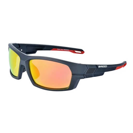 Lunettes de soleil polarisées Breed Sirus - Noir/Rouge - Image 1