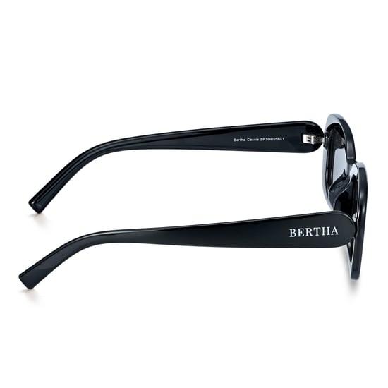 Lunettes de soleil polarisées Bertha Cassie - Noir/Noir - Image 3