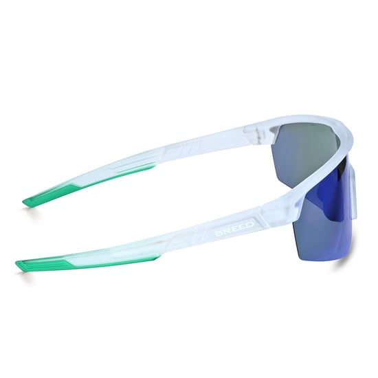 Lunettes de soleil polarisées Breed Nyxon - Blanc/Vert - Image 3