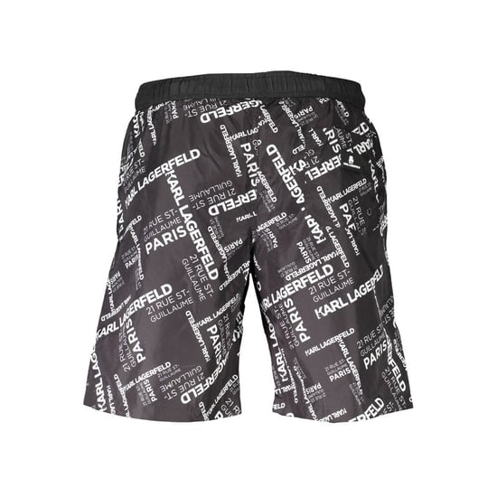 Karl Lagerfeld Nero Polyester Herren Badeshorts - Image 2