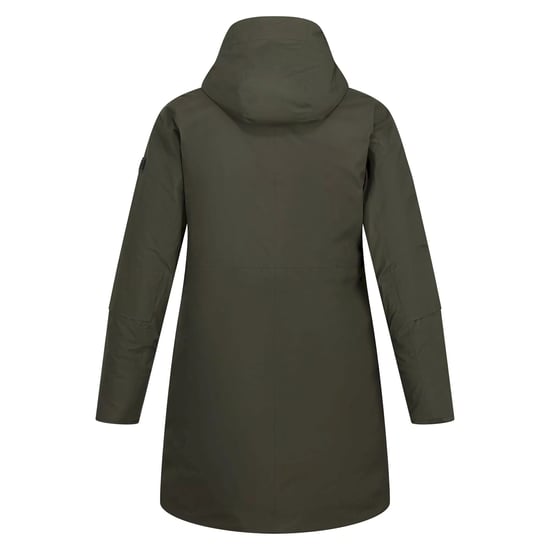 Regatta Womens/Ladies Yewbank II Wasserdichter Parka (Dark Khaki) - Image 2
