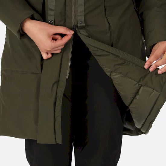 Regatta Womens/Ladies Yewbank II Wasserdichter Parka (Dark Khaki) - Image 6