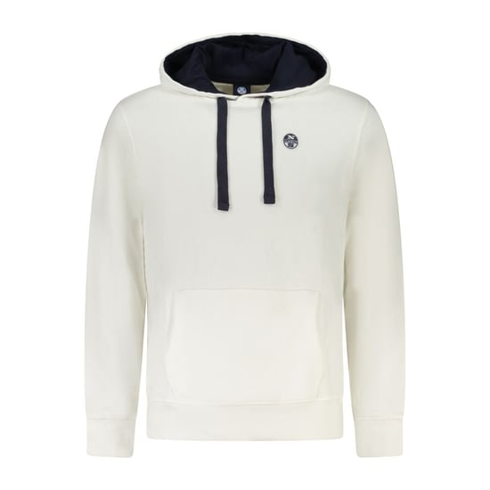 North Sails Weißes Baumwoll-Herren Kapuzensweatshirt - Image 1