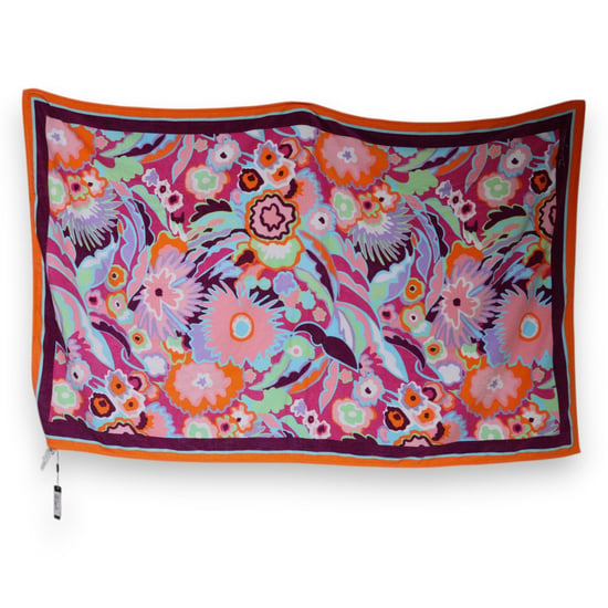 Dolce & Gabbana mehrfarbiges Blumenmuster Baumwollstrandhandtuch - Image 1