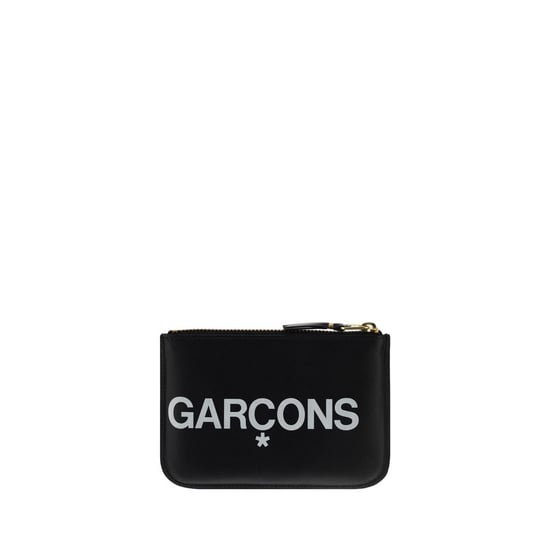 Comme Des Garçons Schwarze Kalbleder Bos Taurus Geldbörse - Image 2