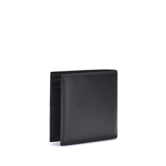 Alexander McQueen Schwarze Kalbleder Bos Taurus Geldbörse - Image 2