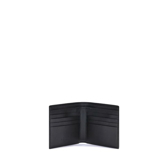 Alexander McQueen Schwarze Kalbleder Bos Taurus Geldbörse - Image 3