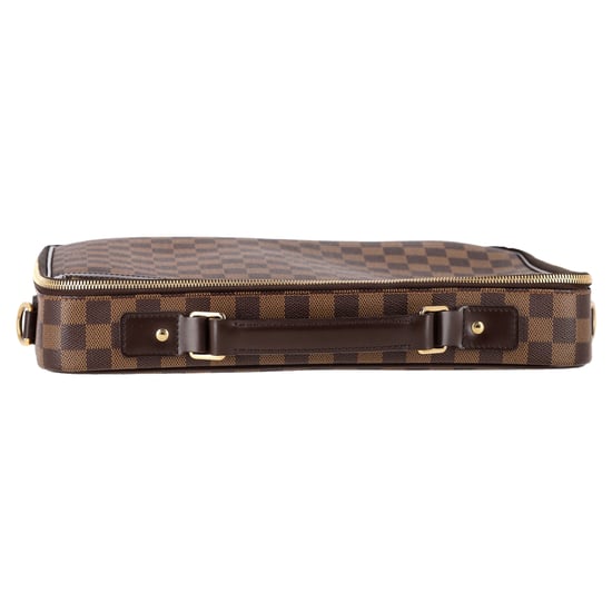 Louis Vuitton Porte Ordinateur Sabana Damier Laptoptasche aus braun beschichtetem Canvas - Image 2