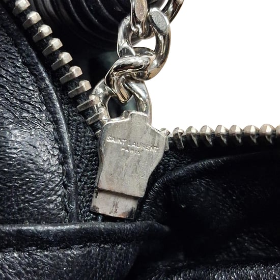 Saint Laurent Blogger Crossbody Bag aus schwarzem Leder - Image 6