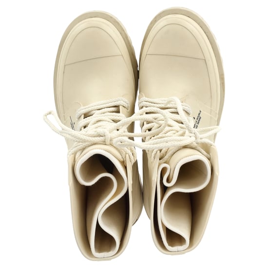 Dior DiorCamp Schnürstiefeletten aus cremefarbenem Gummi - Image 3