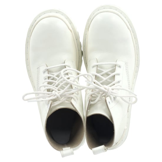 Balenciaga Strike Combat Boots aus weißem Kalbsleder - Image 3