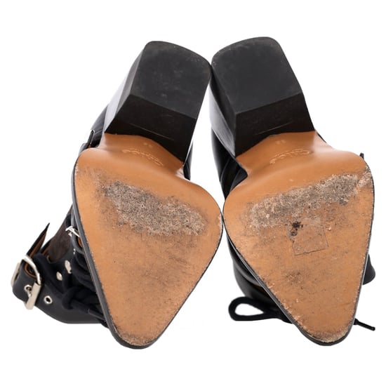 Chloé Rylee Cutout-Ankle-Boots aus schwarzem Wildleder und Leder - Image 6