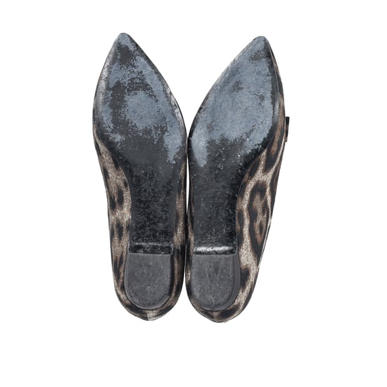 Lanvin spitze Loafer aus Polyester mit Tiermuster - Image 6