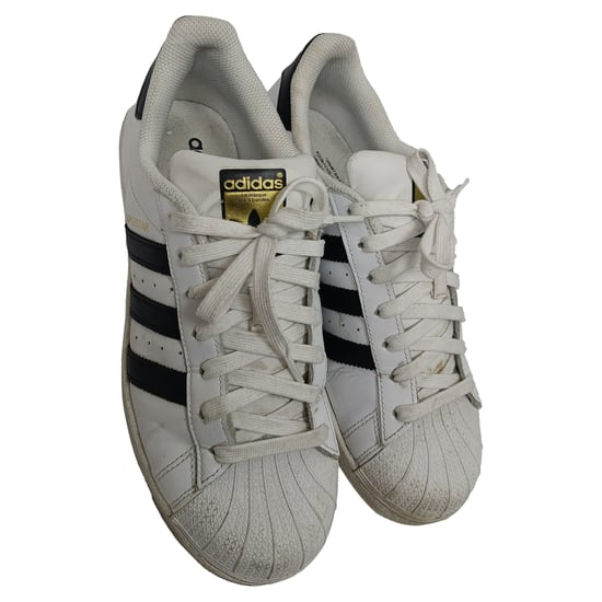 Adidas Superstar Low-Top-Sneaker aus weißem Kalbsleder - Image 3