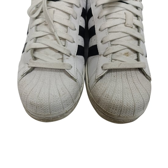 Adidas Superstar Low-Top-Sneaker aus weißem Kalbsleder - Image 5