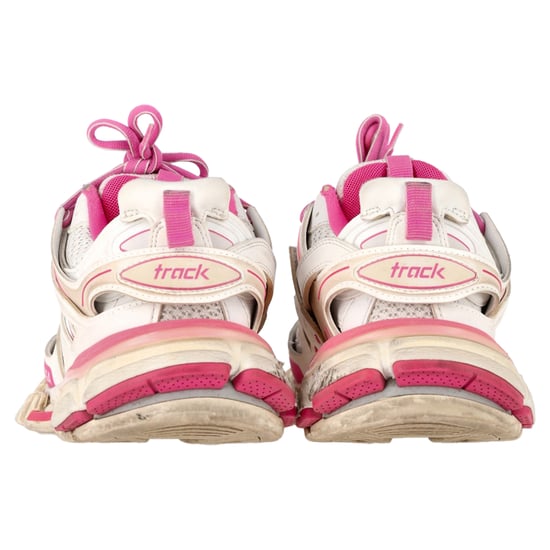Balenciaga Track Sneakers aus rosa und weißem Polyurethan - Image 5