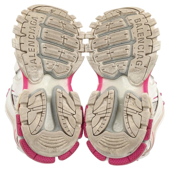 Balenciaga Track Sneakers aus rosa und weißem Polyurethan - Image 6