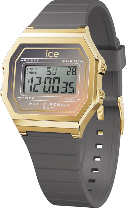Ice Watch Ice Digit Retro - Dove Grey Grau Damen Armbanduhr 023310 - S - Image 1