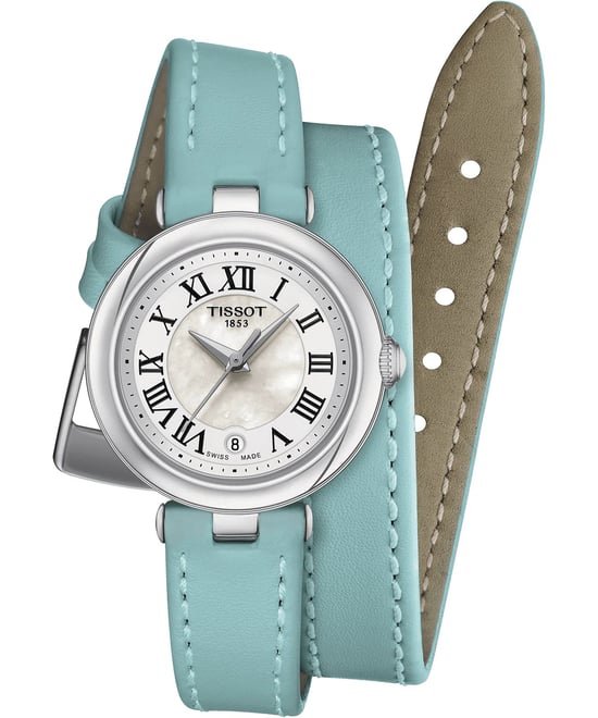 Tissot Bellissima Xs Double Tour Strap Blau Damen Armbanduhr T1260101611300 - Image 1