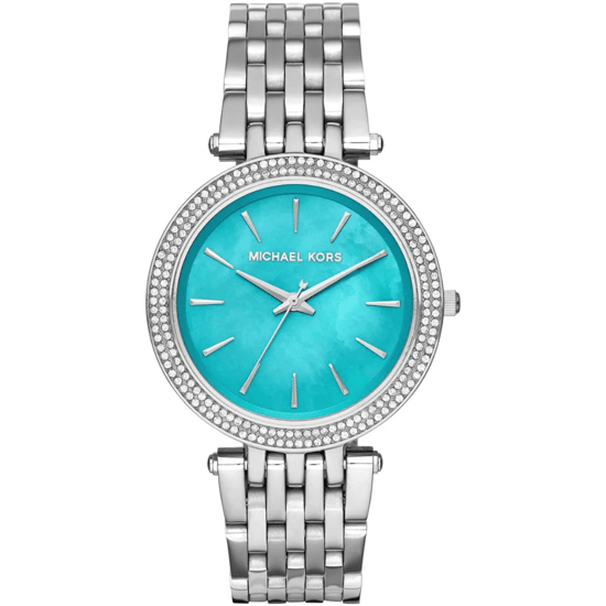 Michael Kors Darci MK3515 Damenarmbanduhr mit türkisfarbenem Zifferblatt - Image 1
