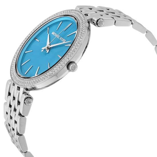 Michael Kors Darci MK3515 Damenarmbanduhr mit türkisfarbenem Zifferblatt - Image 4